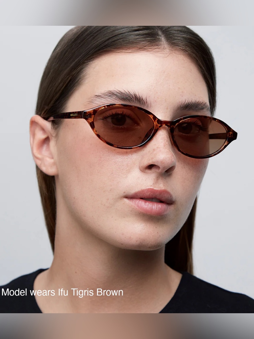 NEW Meller ‘Ifu’ Sunglasses in Black Brown